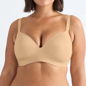 Knix WingWoman Contour Warm Sand Size 8 Bra Undergarment Brand New With …